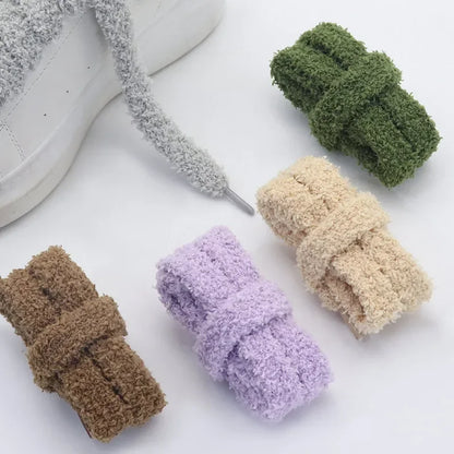 Lacet Fluffy Vert Clair Luxe