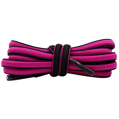 Lacet Elastique Violet - Noir